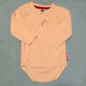 Janie and Jack kimono onesie first Christmas 6-12M